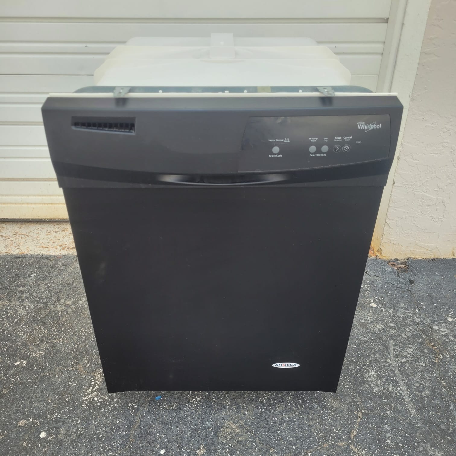 Whirlpool Black Dishwasher Whirlpool Black Dishwasher